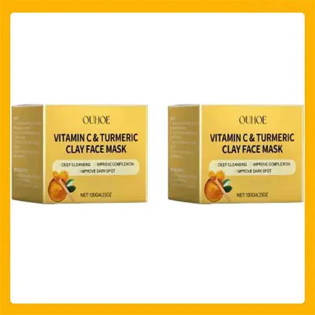 OUHOE Vitamin C & Turmeric Clay Face Mask