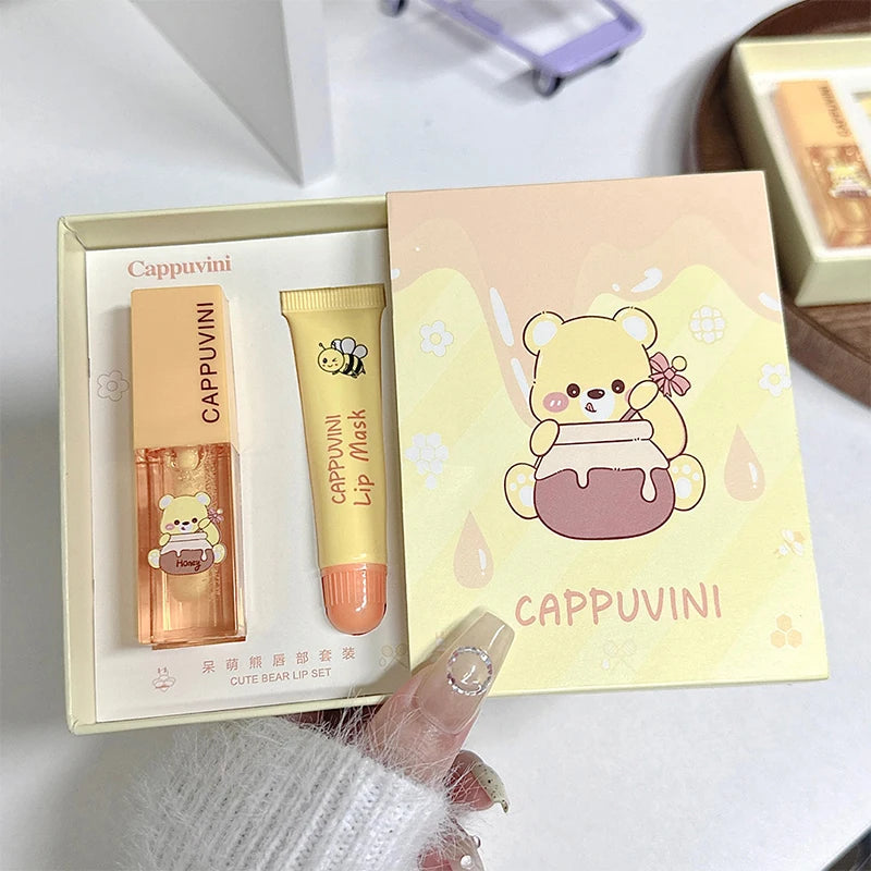 Cappuvini Honey Lip Care Set