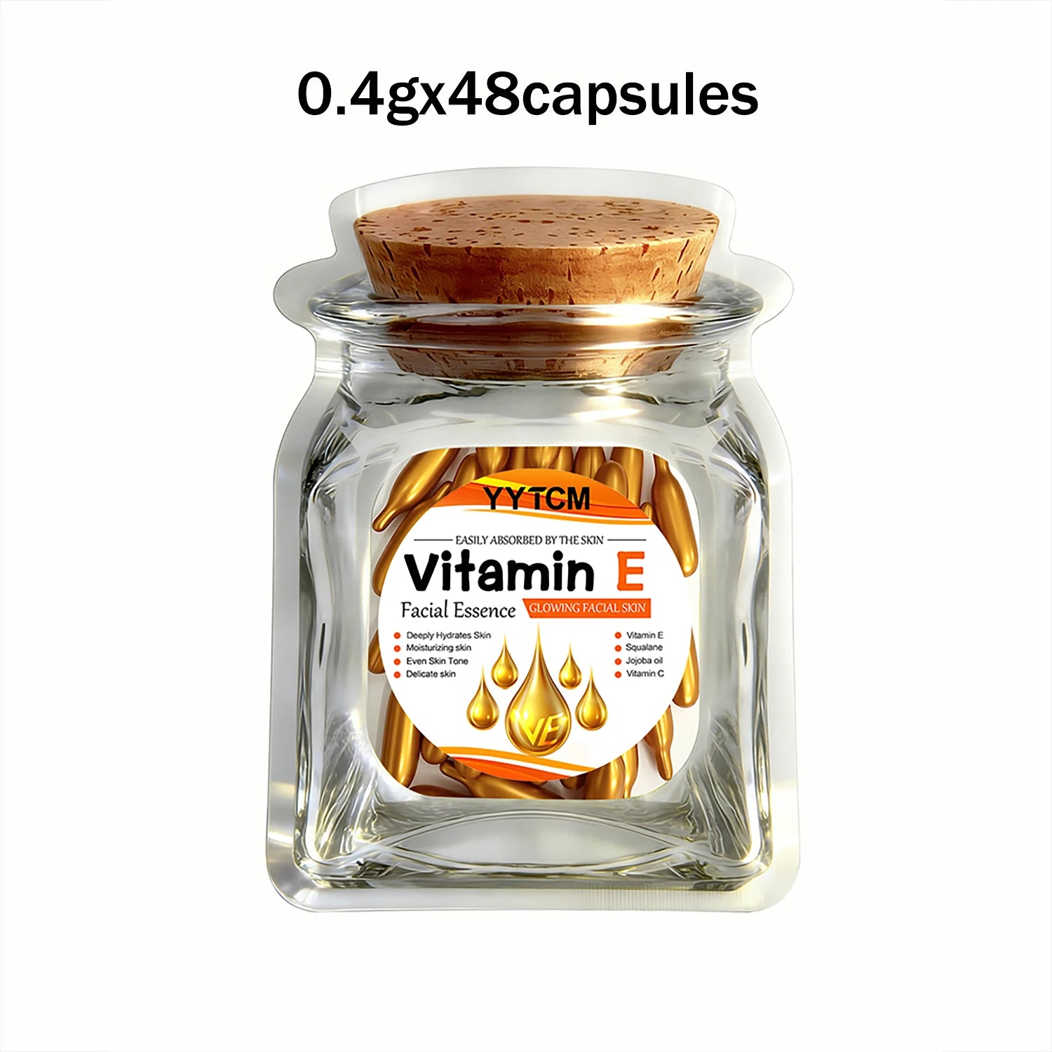 Vitamin E Moisturizing Capsule Essence with Squalane & Vitamin C