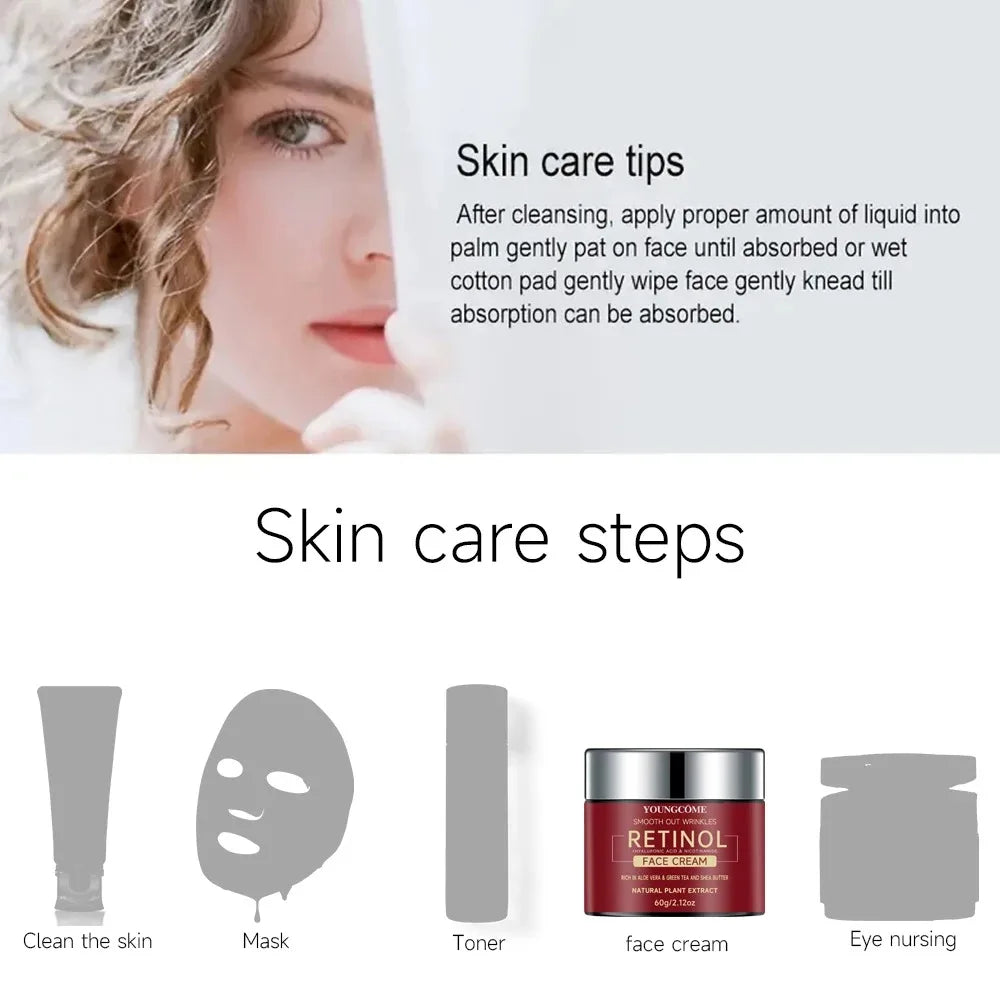 Retinol Lifting & Firming Face Cream – Anti-Aging, Brightening & Deep Moisture