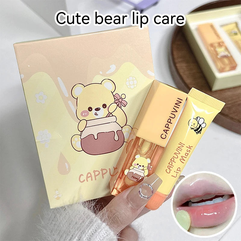 Cappuvini Honey Lip Care Set