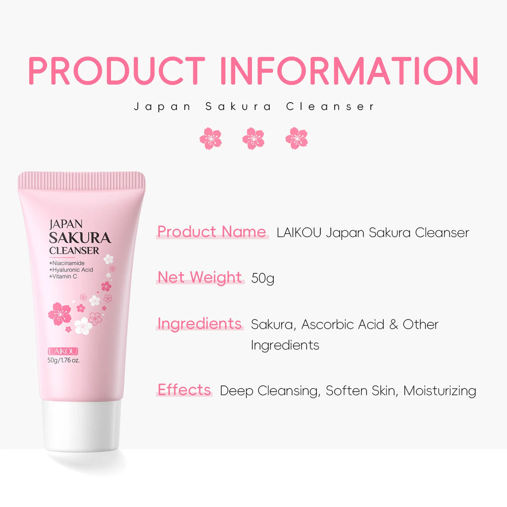LAIKOU Sakura Facial Cleanser