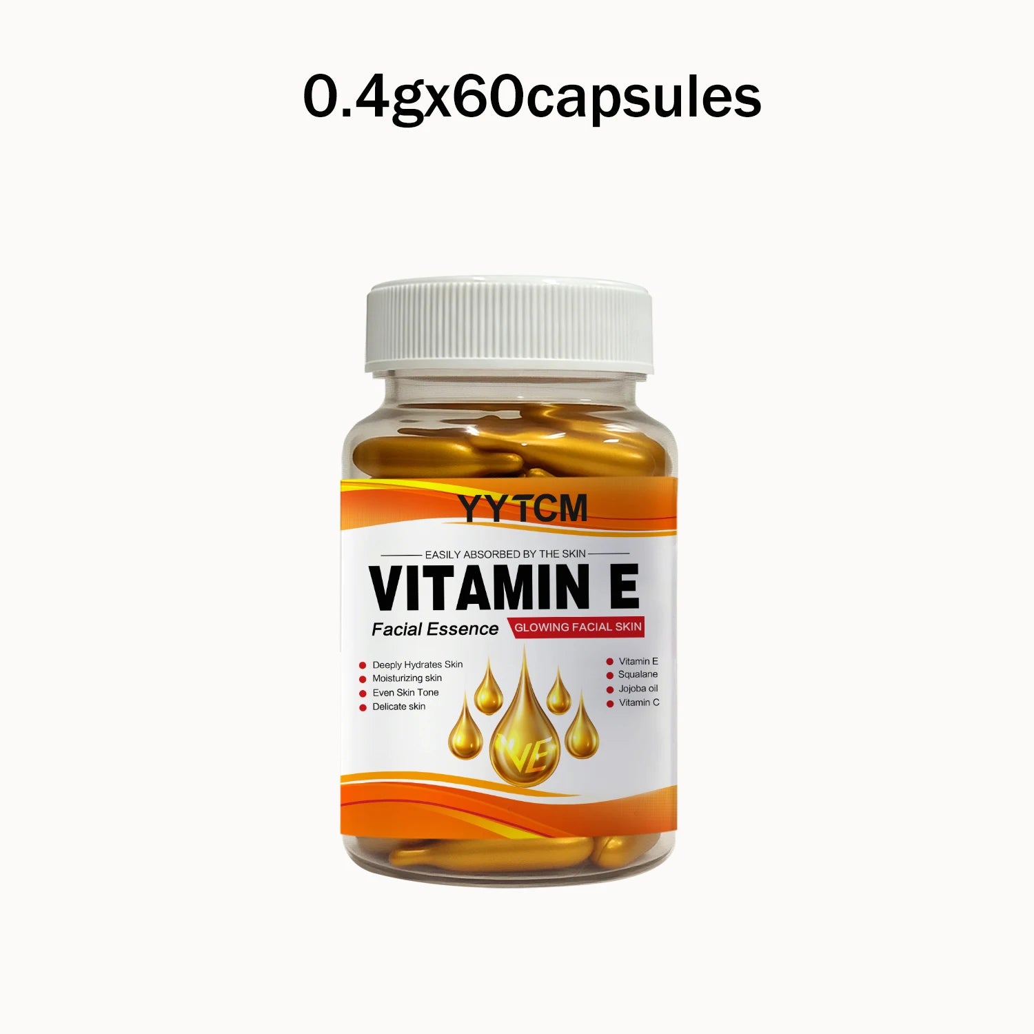 Vitamin E Moisturizing Capsule Essence with Squalane & Vitamin C