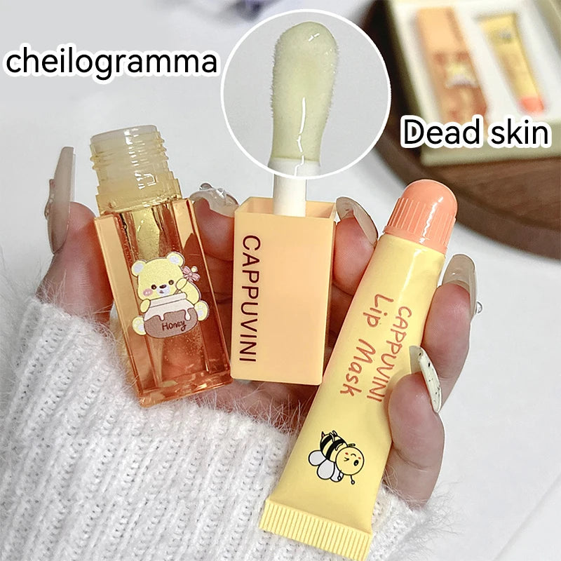 Cappuvini Honey Lip Care Set