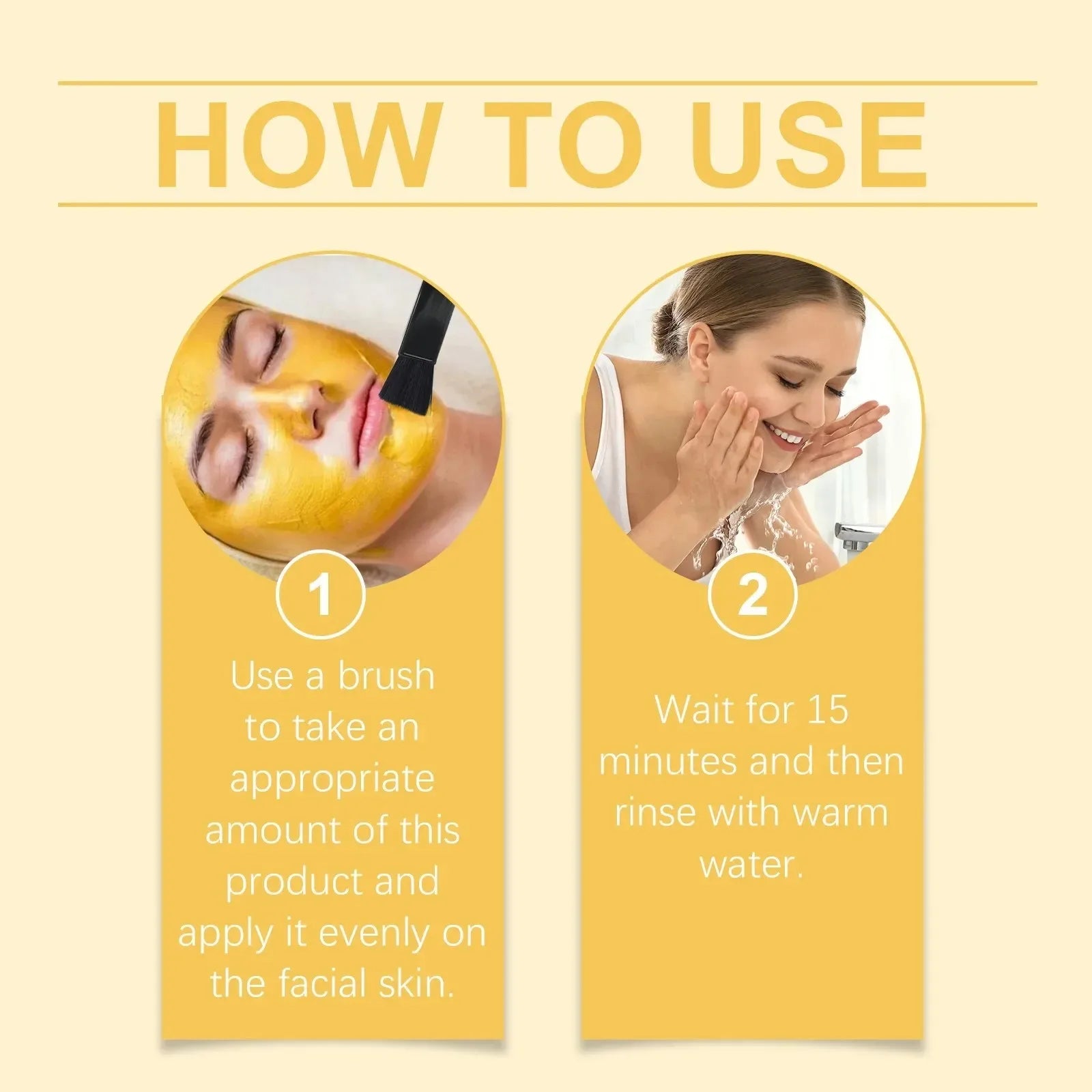OUHOE Vitamin C & Turmeric Clay Face Mask