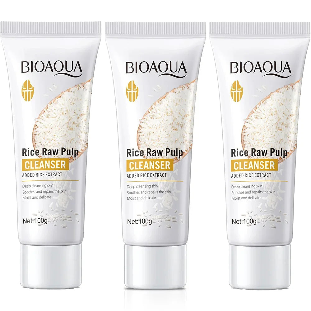 BIOAQUA Rice Raw Pulp Facial Cleanser