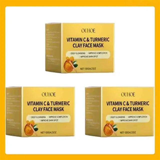 OUHOE Vitamin C & Turmeric Clay Face Mask