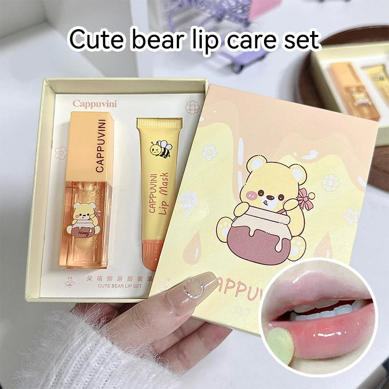 Cappuvini Honey Lip Care Set