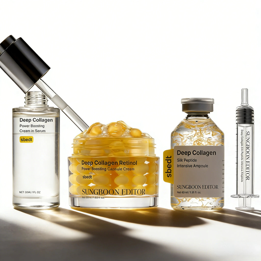 Korean Collagen Silk Peptide Skincare Set