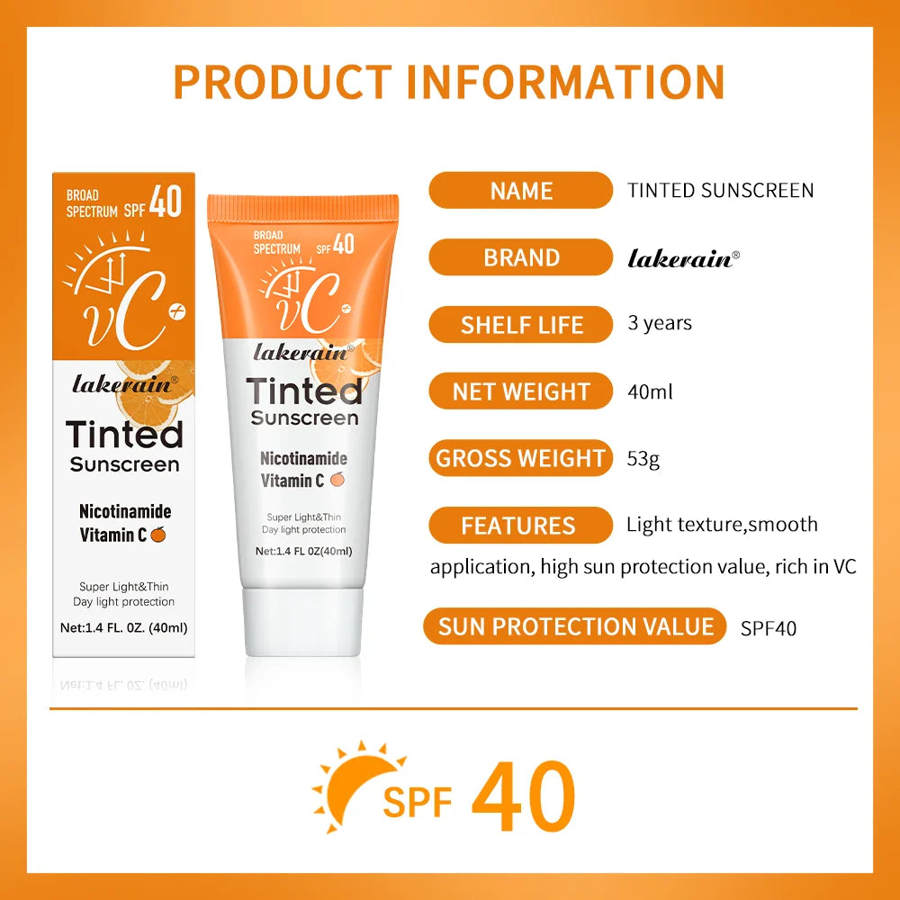 SPF40 Tinted Sunscreen with Vitamin C